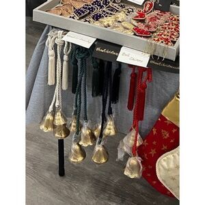 1 Christmas Bell Chimes Holiday Doorknocker Garland Decor